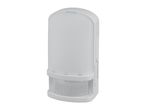 White motion sensor light with adjustable settings