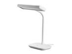 White LED desk lamp with a flexible neck and a rectangular head