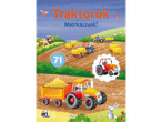 Traktoros matricás foglalkoztatókönyv gyerekeknek.