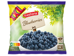 Опаковка замразени боровинки XXL с надпис „Freshona Blueberries“, Nutri-Score A и тегло 750g.