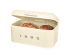 SILVERCREST® Bread Bin with two loaves of bread inside, featuring a 1995 emblem.