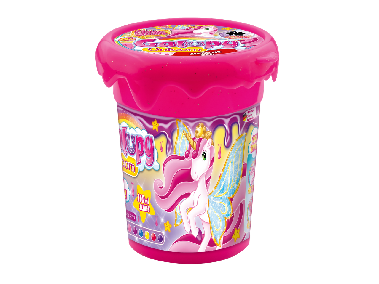 CRAZE Magic Slime su staigmena, 110ml, su vienaragio tematika.