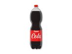 En flaske cola med en rød etiket, der siger 'Freeway Cola'.
