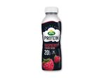 Arla Protein hindbær yoghurtdrik med 20g protein og uden tilsat sukker.
