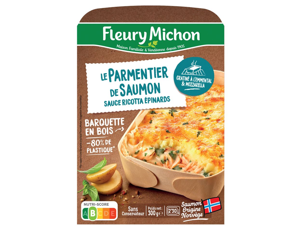 Parmentier de saumon