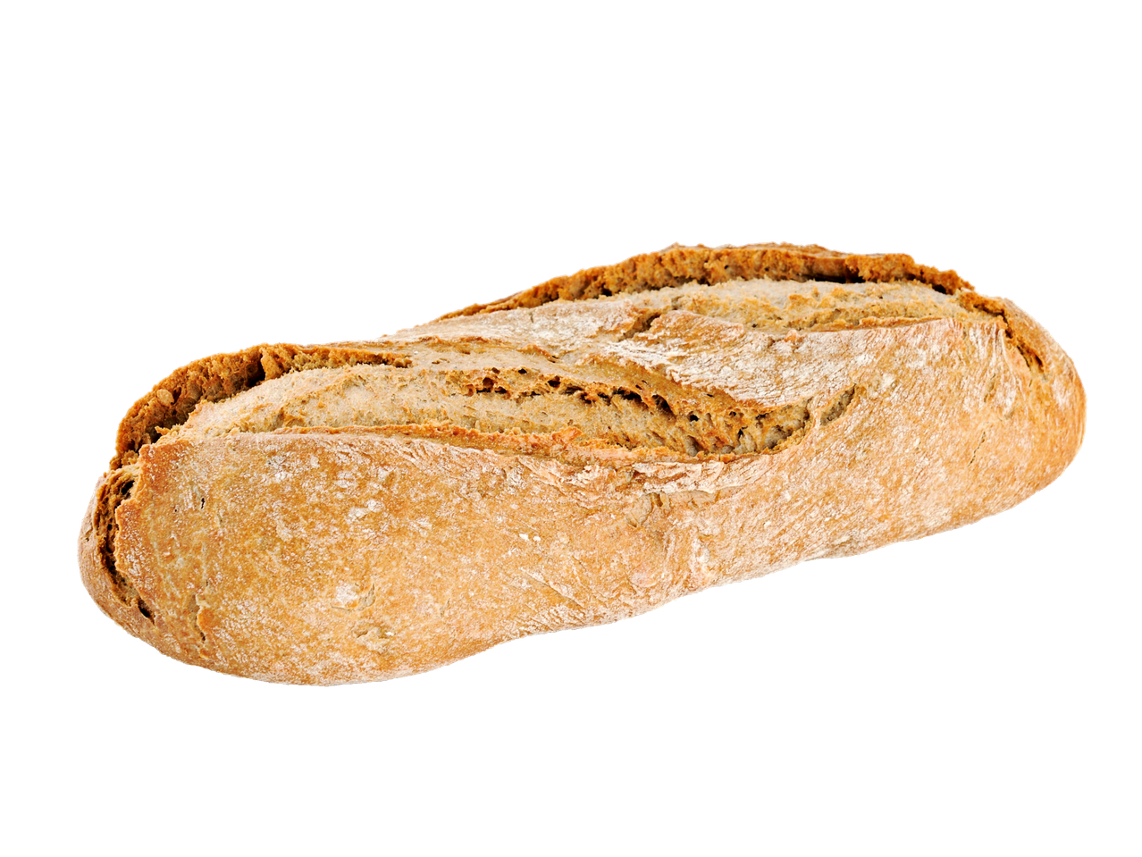 Pão, pão integral.