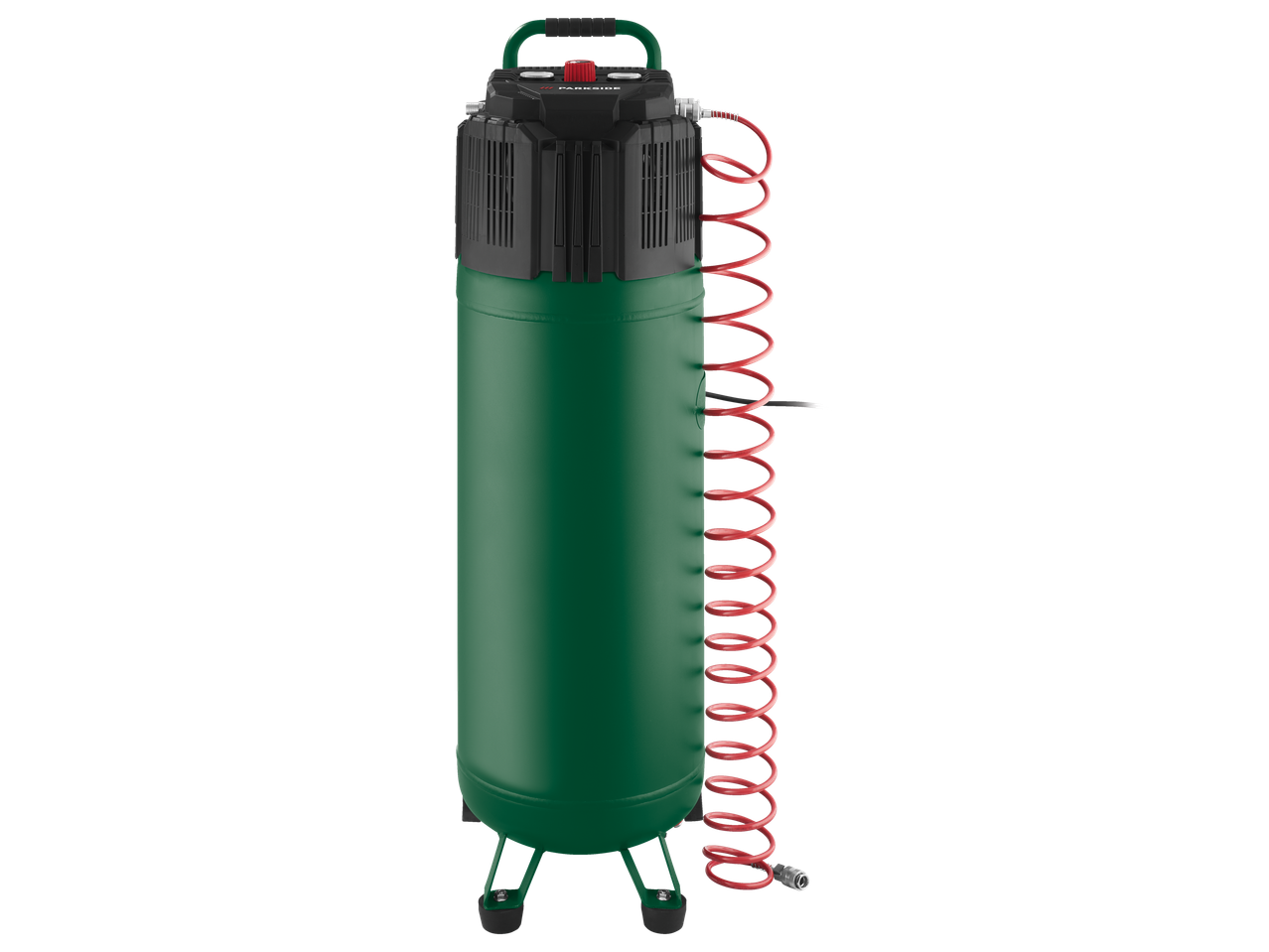 Parkside függőleges kompresszor piros tömlővel