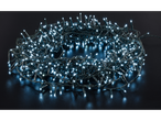 Livarno Home LED galaxy string lights, tangled in a circle on a dark surface