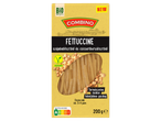 Bio vegán fettuccine tészta szójabab- és csicseriborsólisztből, 200 g-os kiszerelésben.