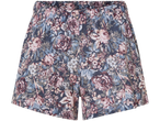Floral print shorts.