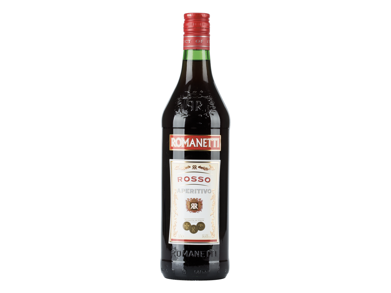 Bouteille de vermouth rouge Romanetti Rosso Aperitivo, 14,4% vol.