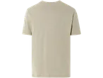 Tricou bej cu mâneci scurte.