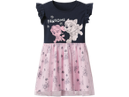 Paw Patrol girls' dark blue and pink tulle dress.