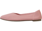 Sapatilhas de balé rosa em malha.
