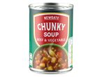 Newgate Chunky Beef & Vegetable soup in a can.
