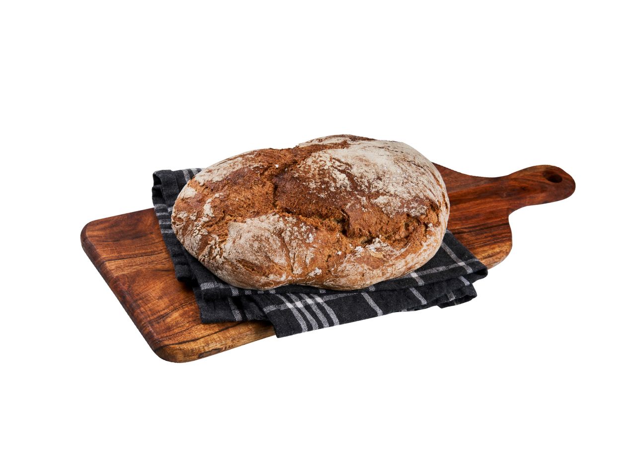 Rågbröd på en träbräda.