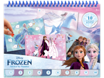10 Disney Frozen sticker puzzles: Anna, Elsa, Olaf.