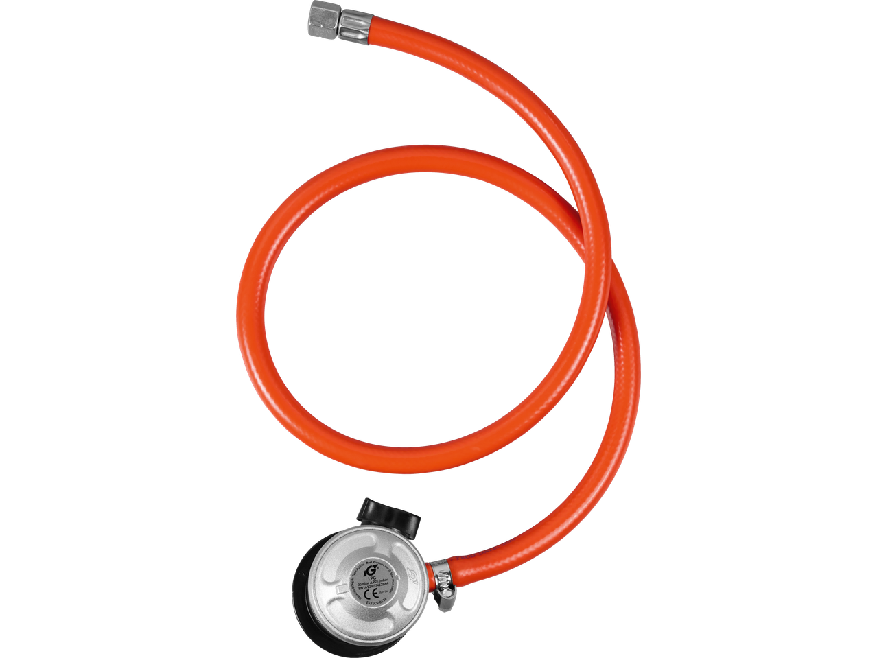 Grillmeister gas regulator and hose for XL Gas Pizza Oven, with LPG and CE markings