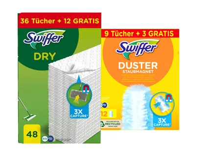 Swiffer Bodenstaubtücher Dry/Duster Staubmagnet
