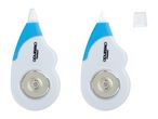 Two Crelando correction tape dispensers and a replacement cap.
