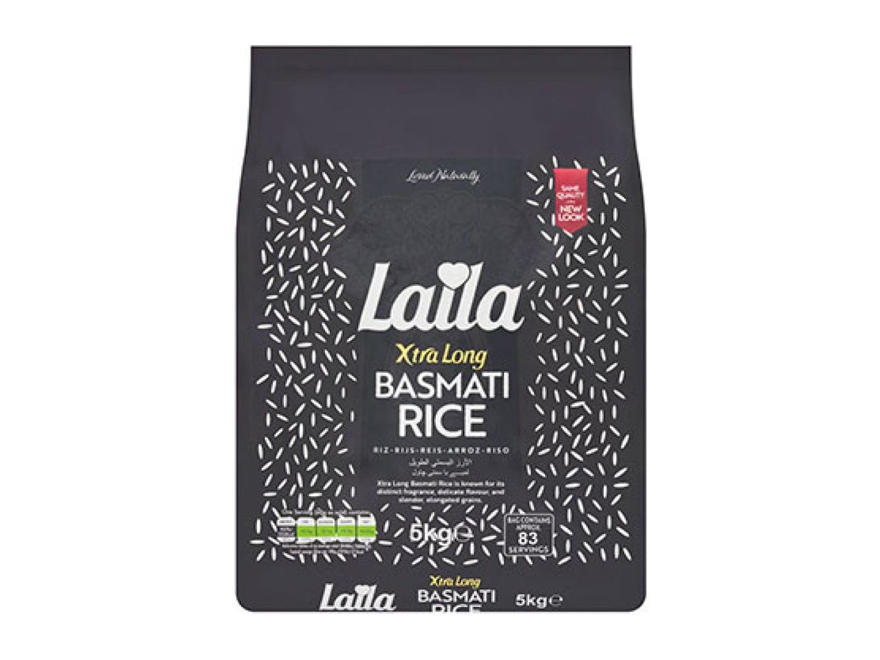 LAILA Xtra Long Basmati Rice 5 kg - Lidl Plus Price