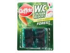 Blocuri WC Cleffekto, aromă de pădure, 4x50g.