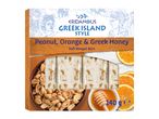 ERIDANOUS Greek Island Style Peanut, Orange & Greek Honey Soft Nougat Bars, 140g