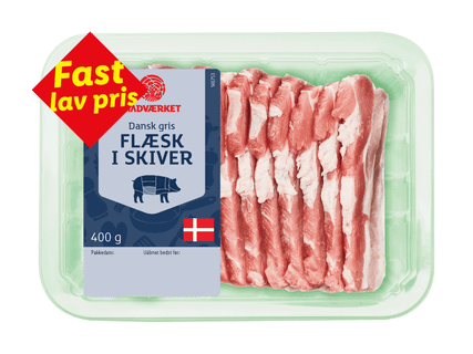 MADVÆRKET Stegeflæsk i skiver