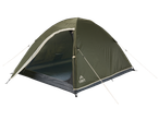 CRIVIT Camping Tent, green, with an open entrance showing the interior.