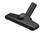 Black vacuum cleaner floor nozzle attachment on a white background