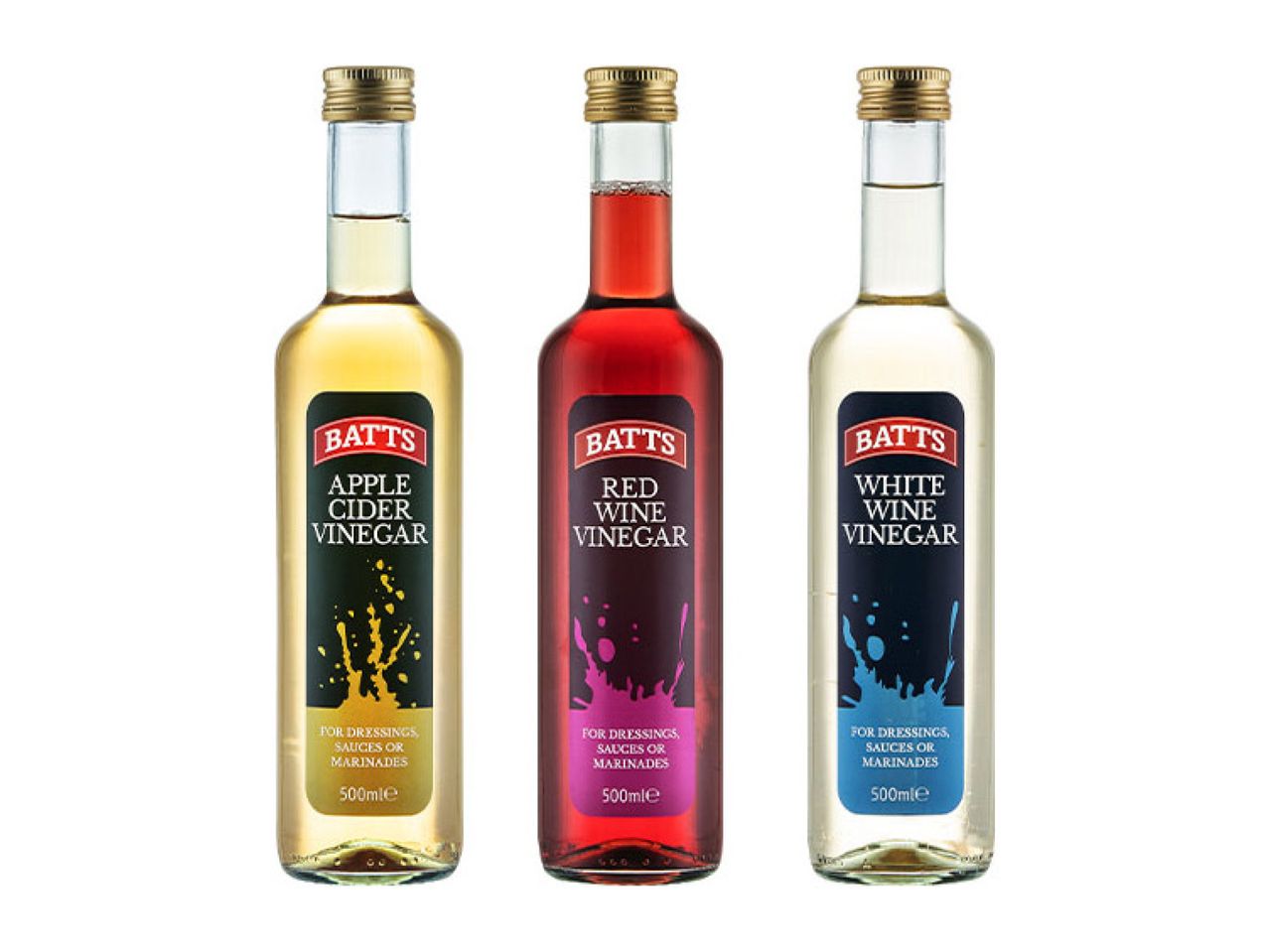 Batts Apple Cider Vinegar - Red Wine Vinegar or White Wine Vinegar 500ml Lidl Plus Price
