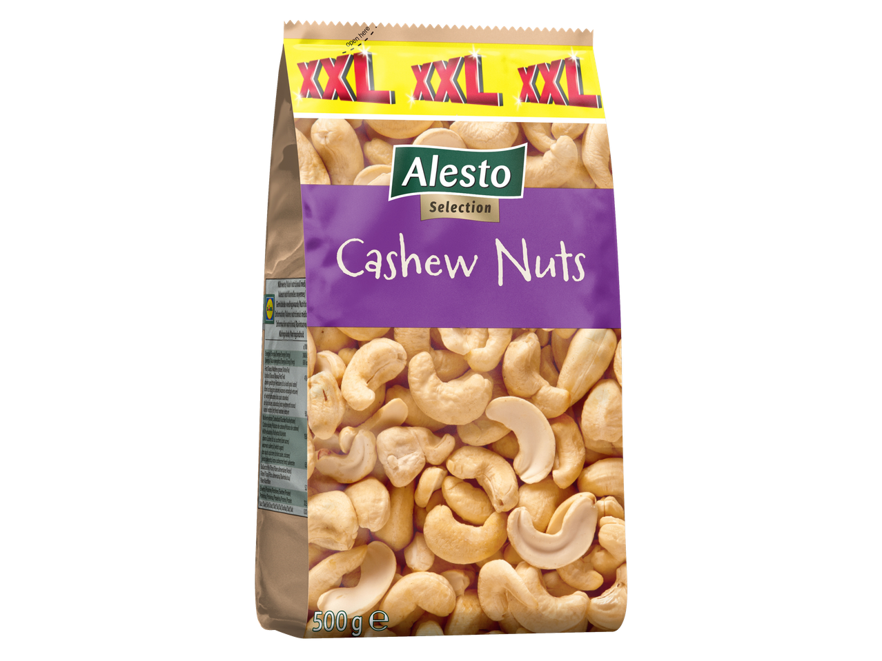 Alesto Selection XXL cashew nuts bag.