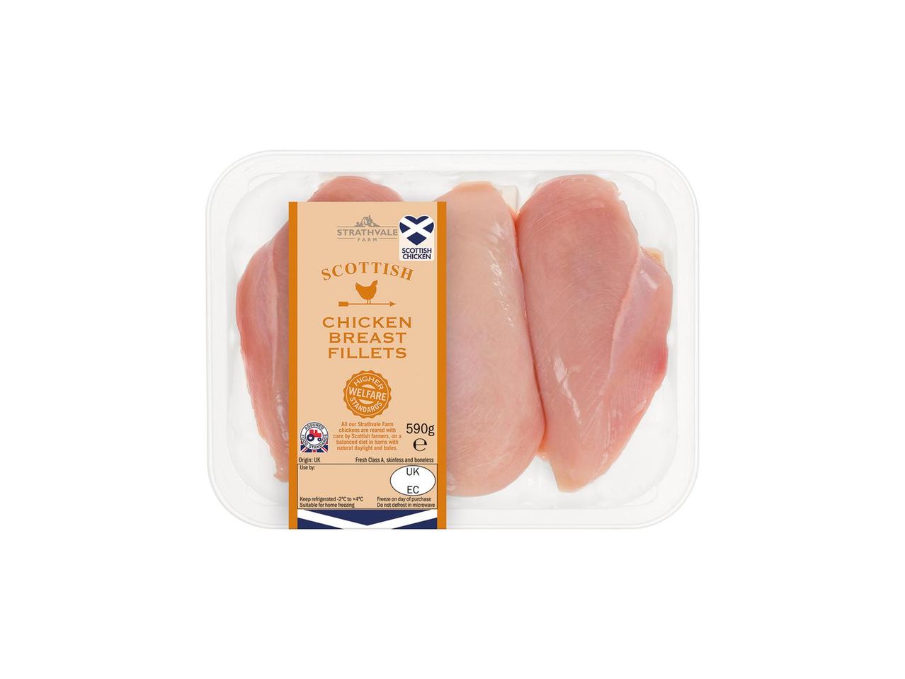 Go to full screen view: Strathvale Farm Scottish Chicken Breast Fillets - Image 1