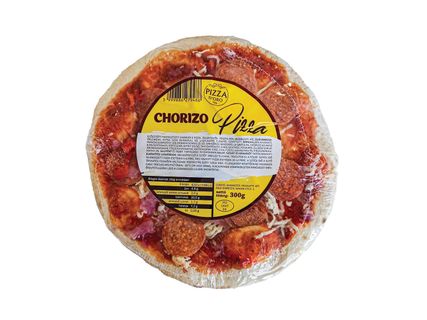 Chorizo pizza