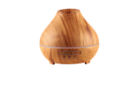 SILVERCREST® Aroma Diffuser with a light wood grain finish and control buttons