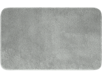 Covoraș de baie LIVARNO gri deschis cu textură moale.