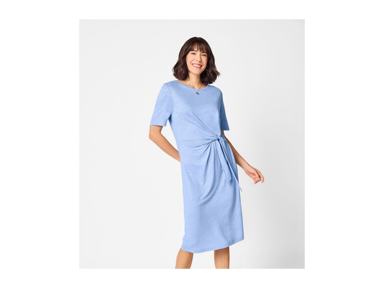 linen rust dress Rust Linen Vintage Dress – Dannie and Lilou main image 1