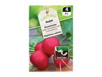 Riesenbutter radish seeds on seed tape: large, round tubers with a strong flavour.