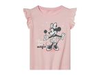 Pink Minnie Mouse t-shirt with ruffles.