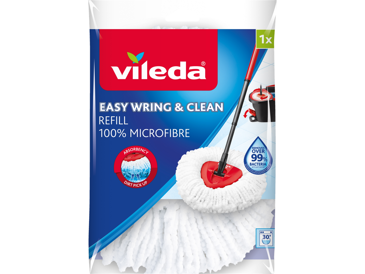 Vileda Easy Wring & Clean: mikrofibra punjenje za mop.