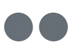 Two round gray discs.