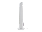 Beli TRONIC stubni ventilator sa LED ekranom, bočni pogled.