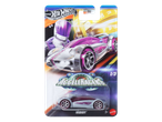 HOT WHEELS® Acceleracers Silver Series Iridium žaislinis automobilis pakuotėje.