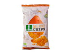 Snack Day biologische zoete aardappelchips, zout.