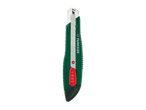 Estilete Parkside, verde e vermelho.