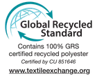 100% recycled polyester
