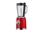 Blender cu ulcior roșu de 600W, cu marcajul '1973' și control rotativ.