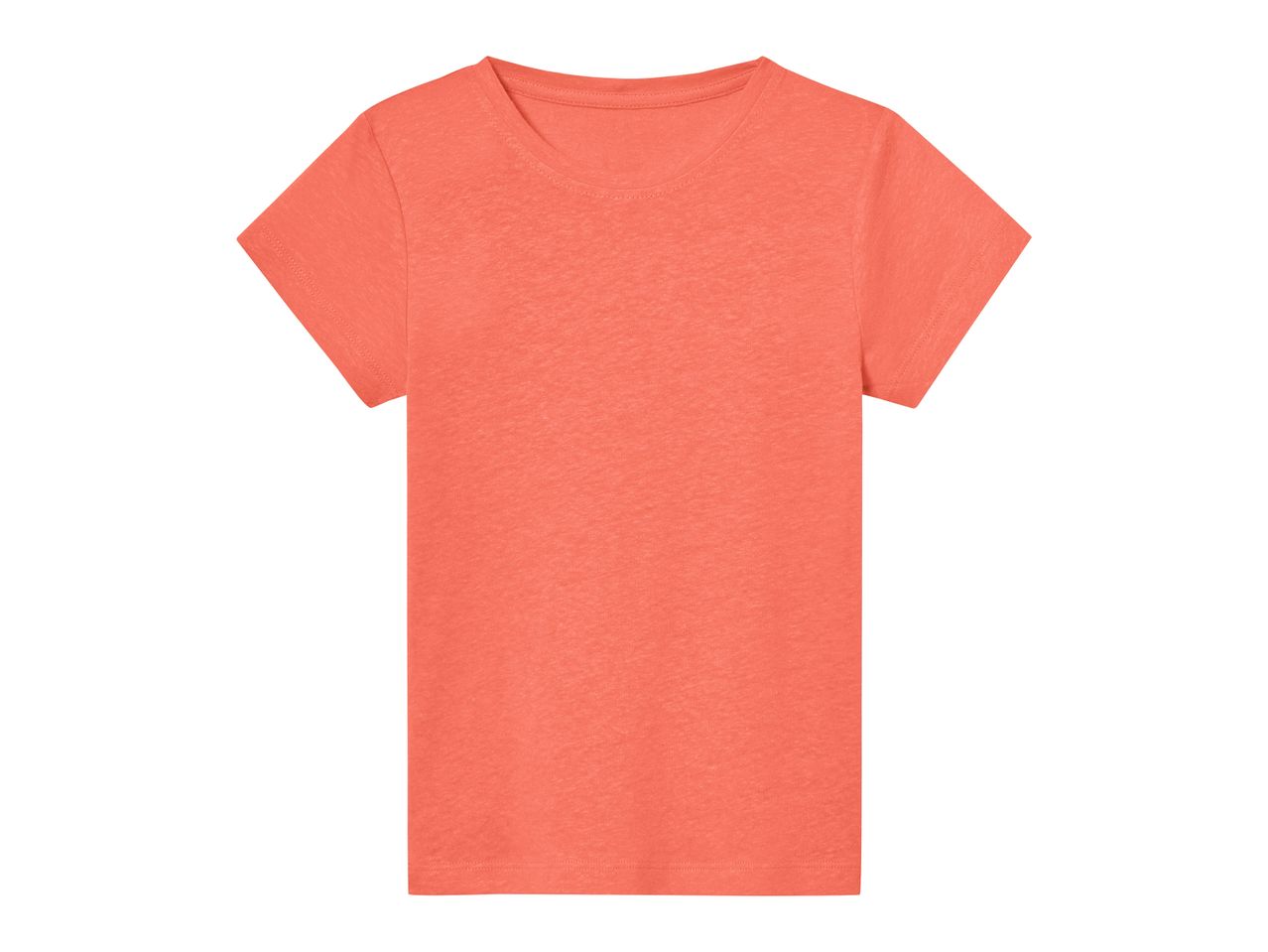 Κοντομάνικο t-shirt σε κοραλλί ροζ χρώμα.