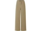 Vida byxor i khaki med dragsnodd i midjan.