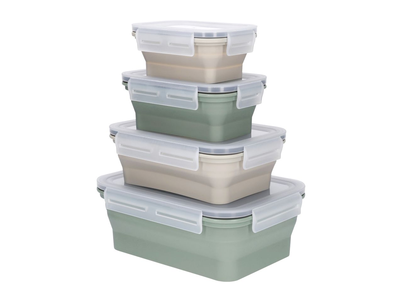 Silvercrest Rectangular Food Storage Containers - 4 Pieces